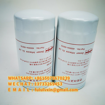 400504-00078 굴삭기 필터 엘리멘트 40050400078 고효율